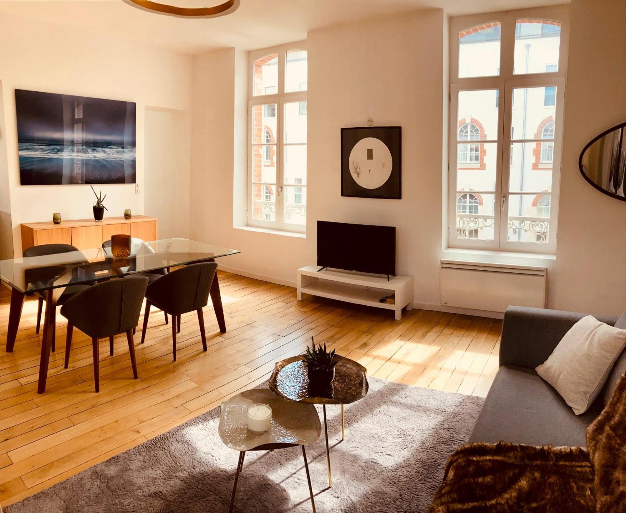 So Guest- Luxueux Appartement, Ancienne Maison De Champagne Proche Cathedrale Reims Exterior photo
